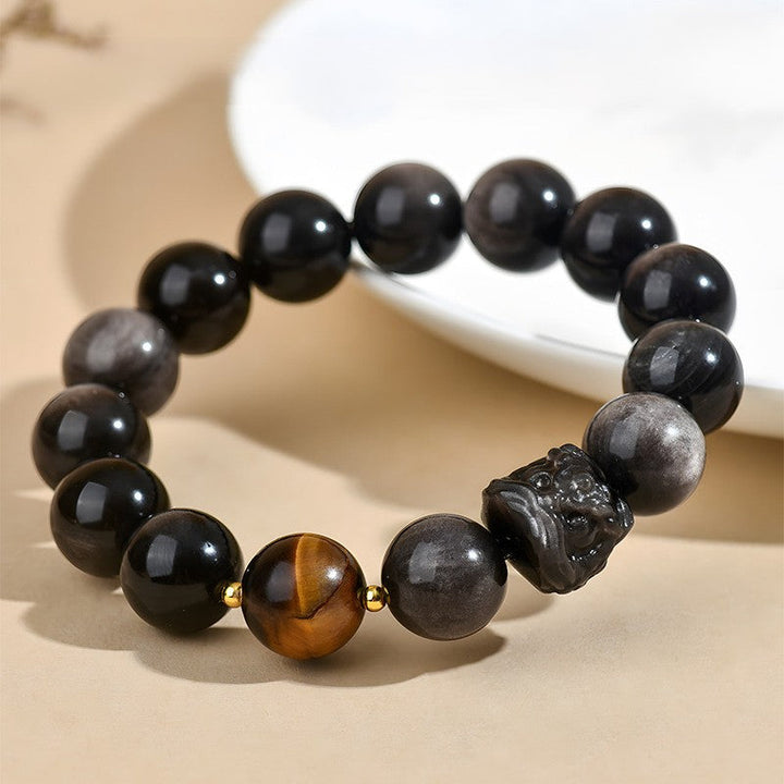 Eclipse Guardian Bead Bracelet