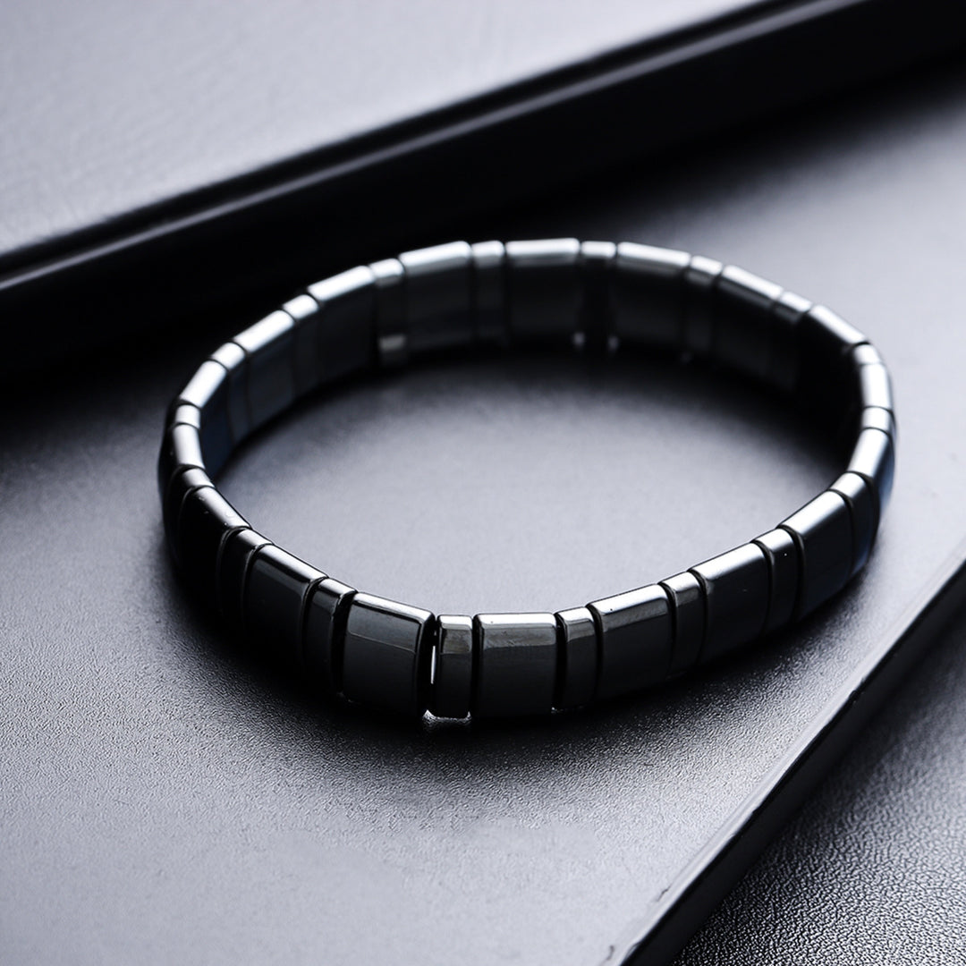 Vector Barrel Bracelet with Precision Metal Beads