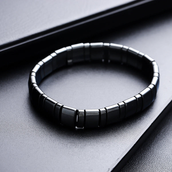 Vector Barrel Bracelet with Precision Metal Beads