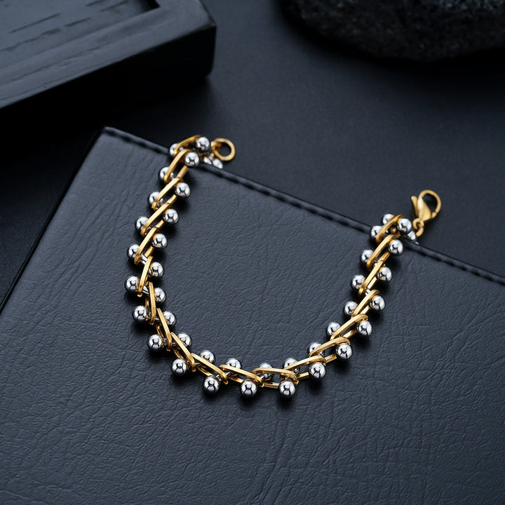 Classic Spine Link Bracelet - Gold
