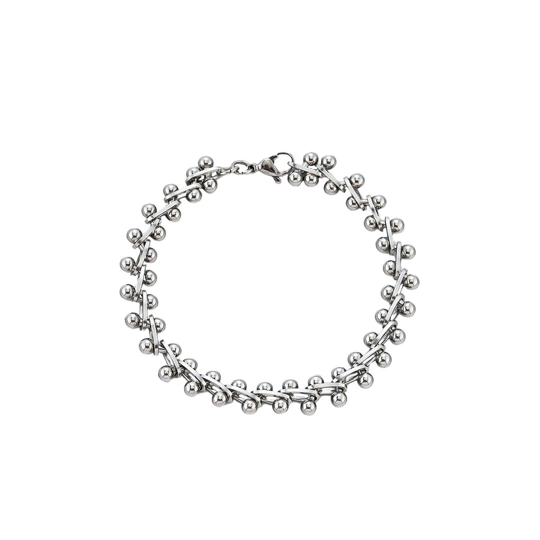 Classic Spine Link Bracelet - Silver
