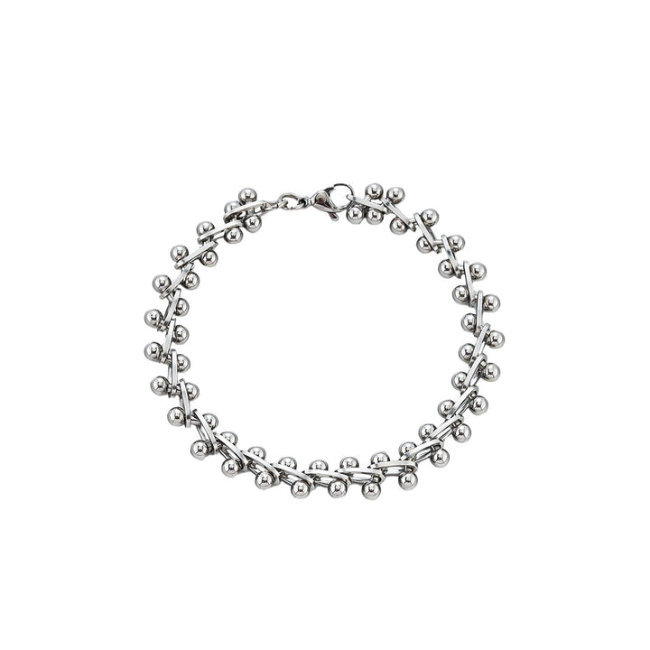 Classic Spine Link Bracelet - Silver