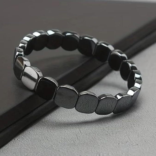 Obsidian Block Bracelet