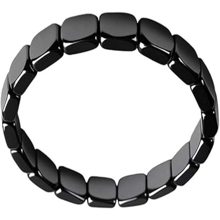 Obsidian Block Bracelet