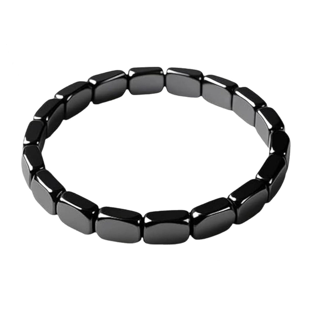 Obsidian Block Bracelet