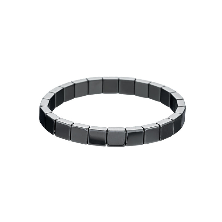 Hematite Cube Bracelet