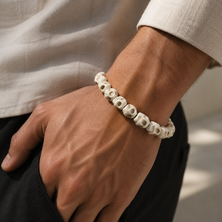 Skullbound Bead Bracelet