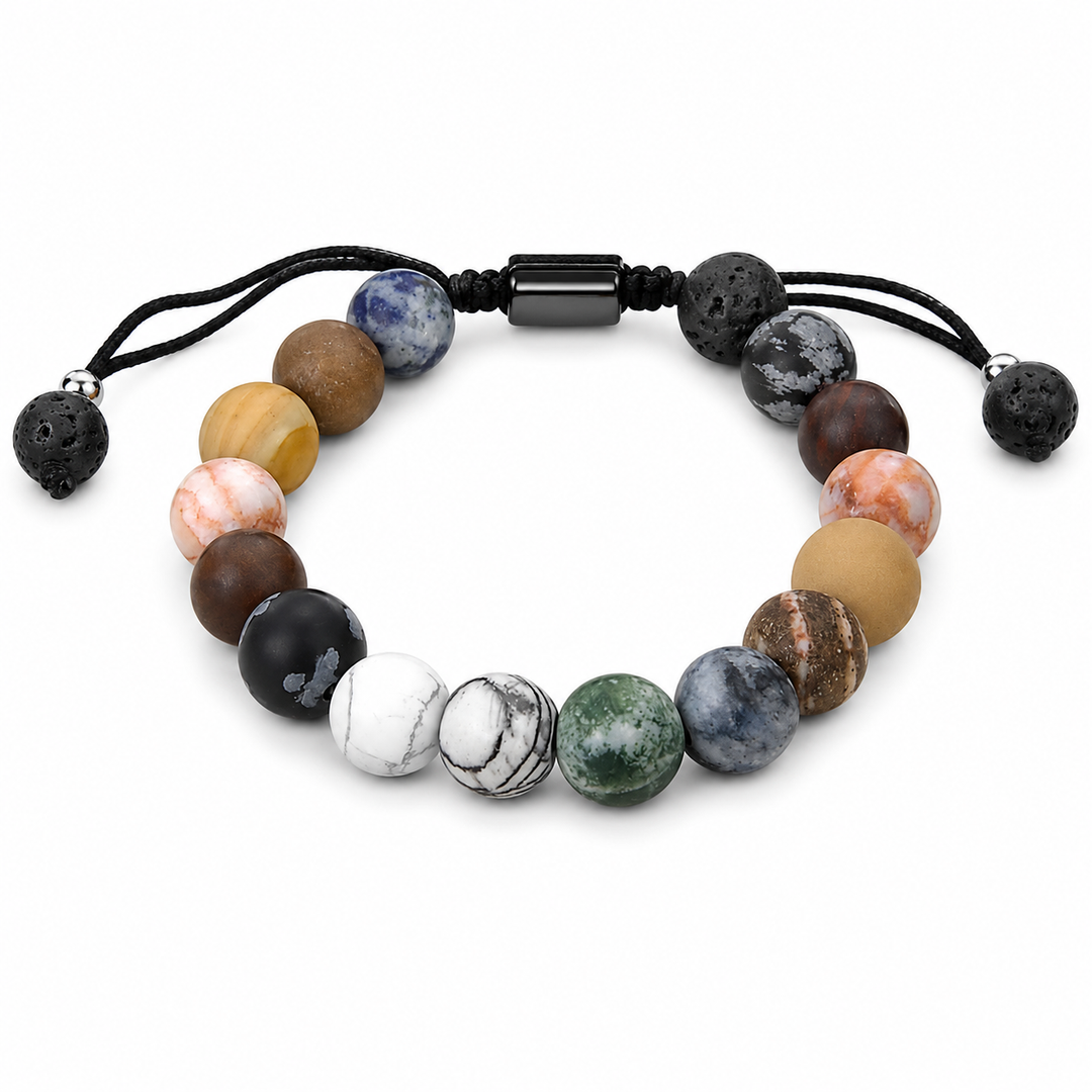 Outlander Bracelet with Mixed Stone Elements