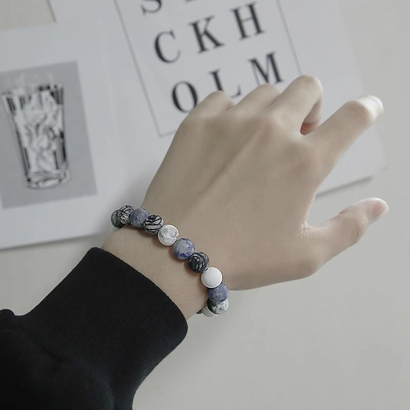 Boreal Bead Bracelet with Mixed Natural Stones