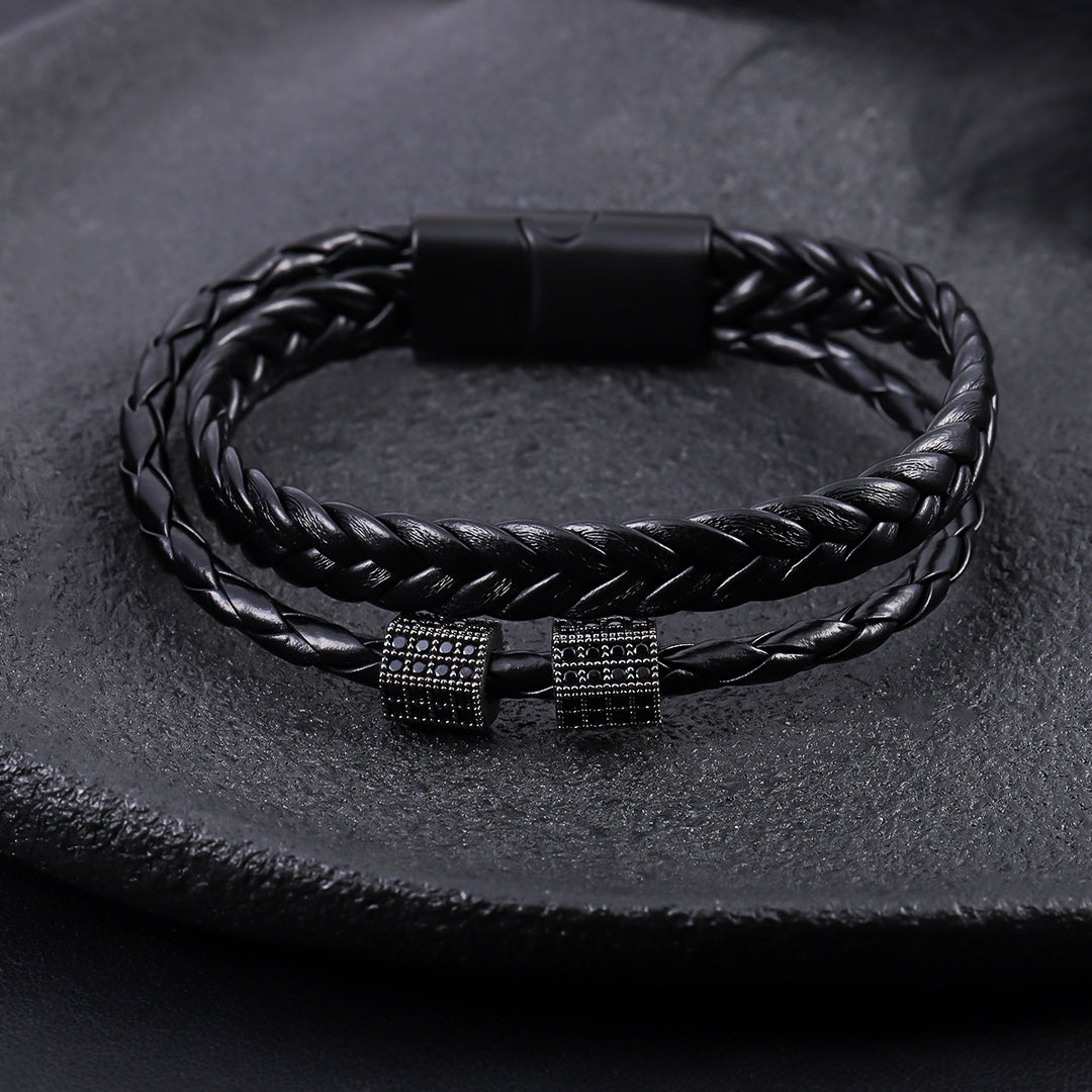 Black Cipher Bracelet