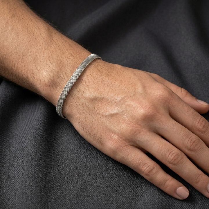 Silver Serpent Bracelet