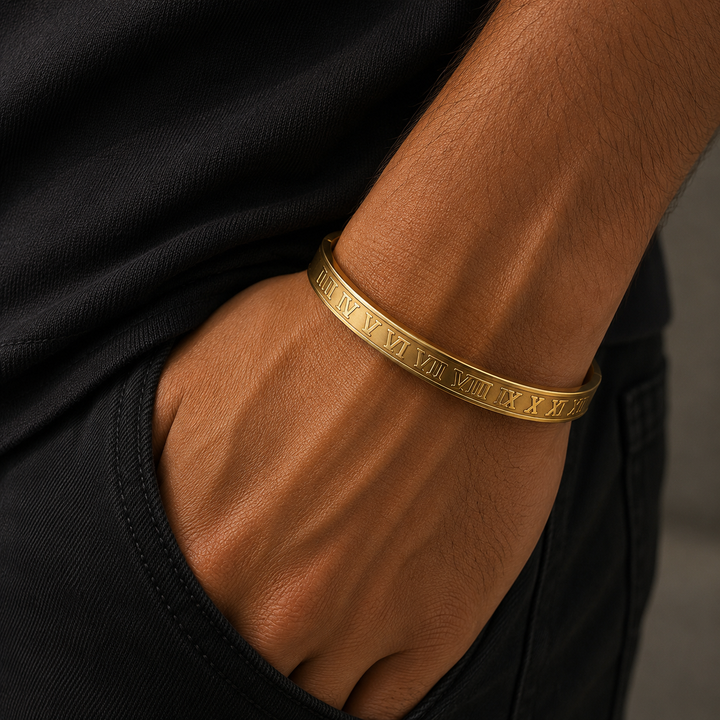 Chronos Roman Bangle Bracelet