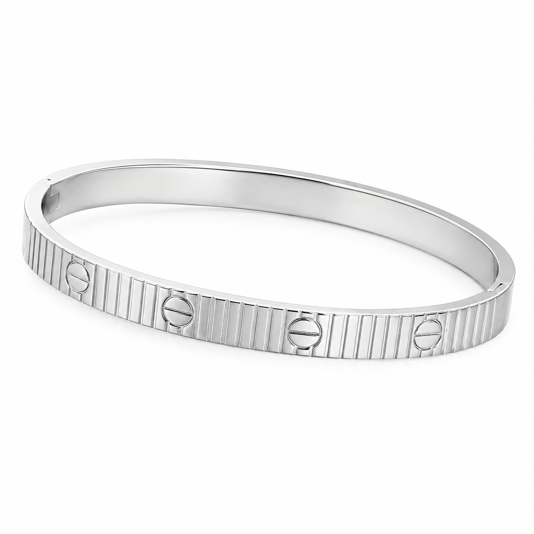 Vertex Screw Bangle Bracelet