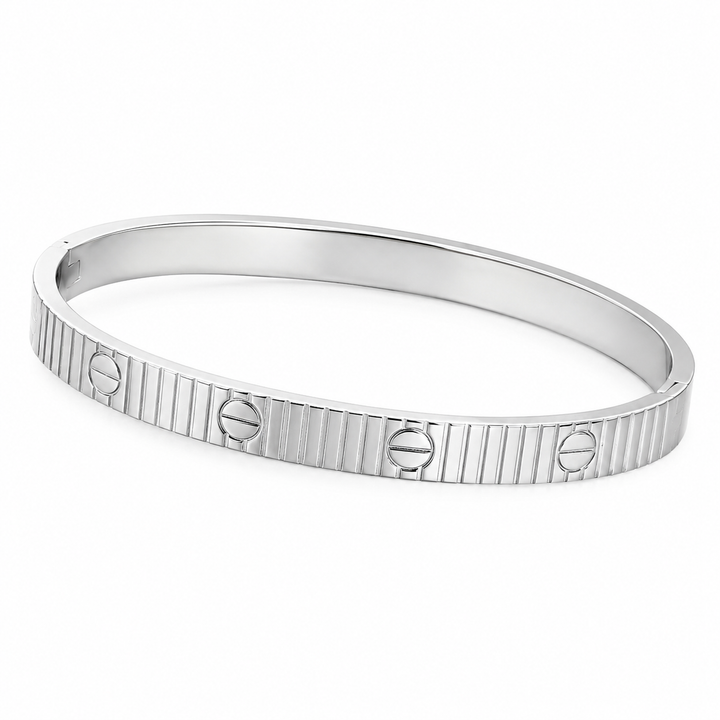 Vertex Screw Bangle Bracelet