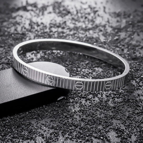 Vertex Screw Bangle Bracelet