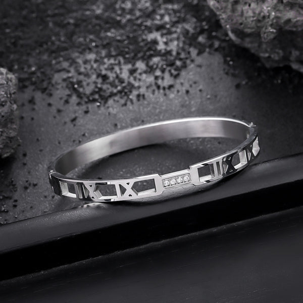 Imperial Roman Crystal Bangle Bracelet