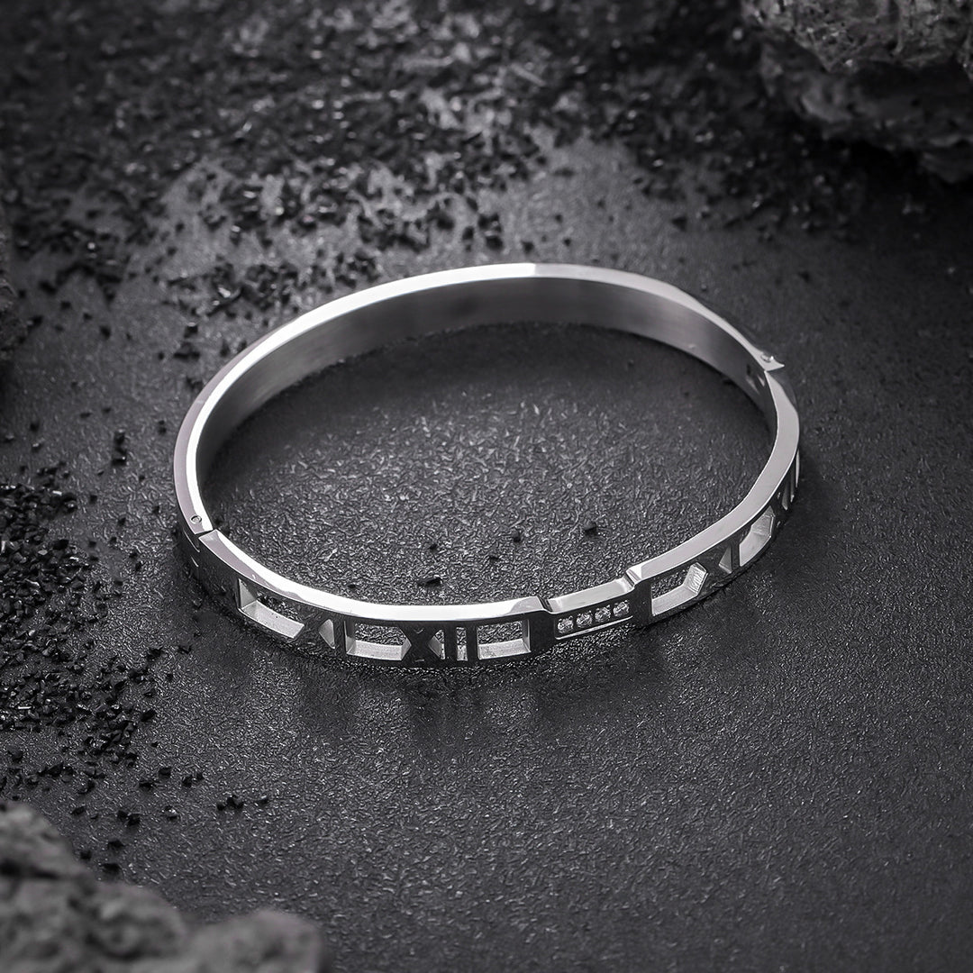 Imperial Roman Crystal Bangle Bracelet