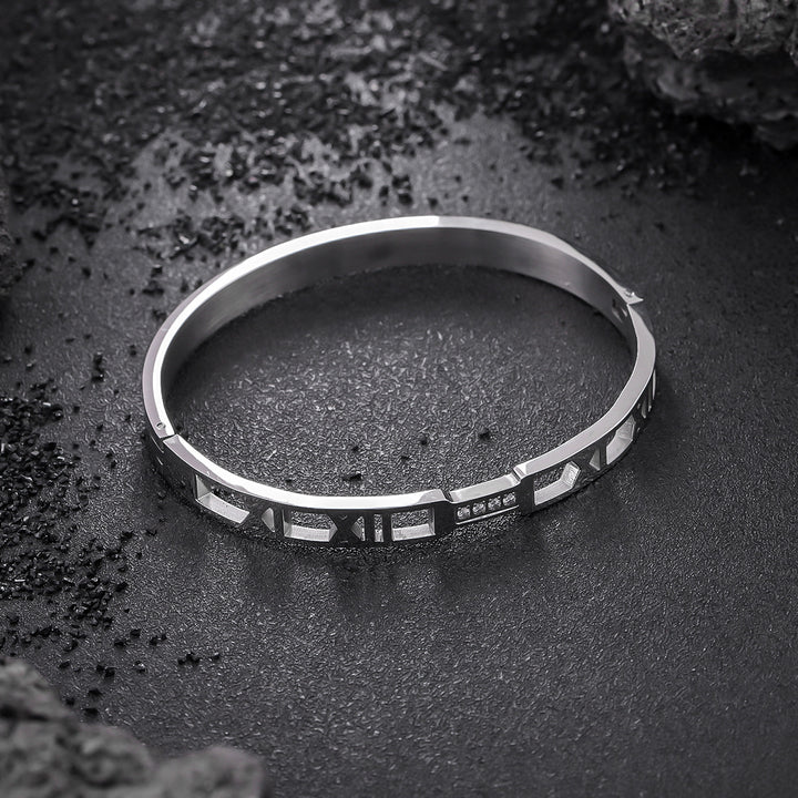 Imperial Roman Crystal Bangle Bracelet