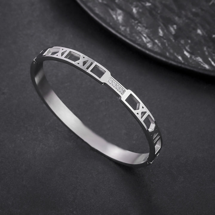 Imperial Roman Crystal Bangle Bracelet