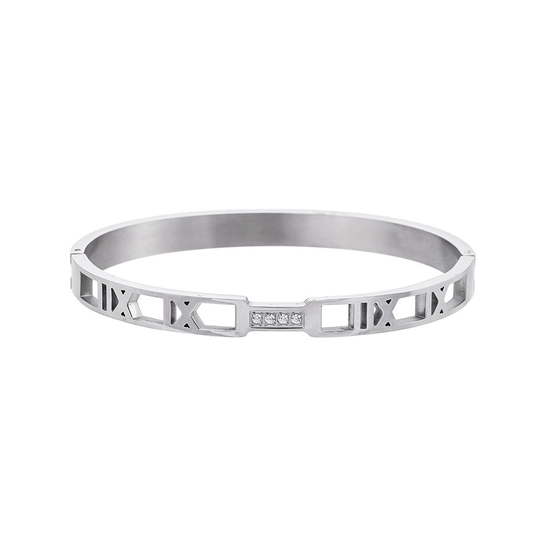 Imperial Roman Crystal Bangle Bracelet