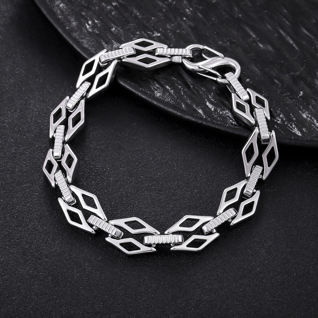 Vertex Diamond Link Bracelet