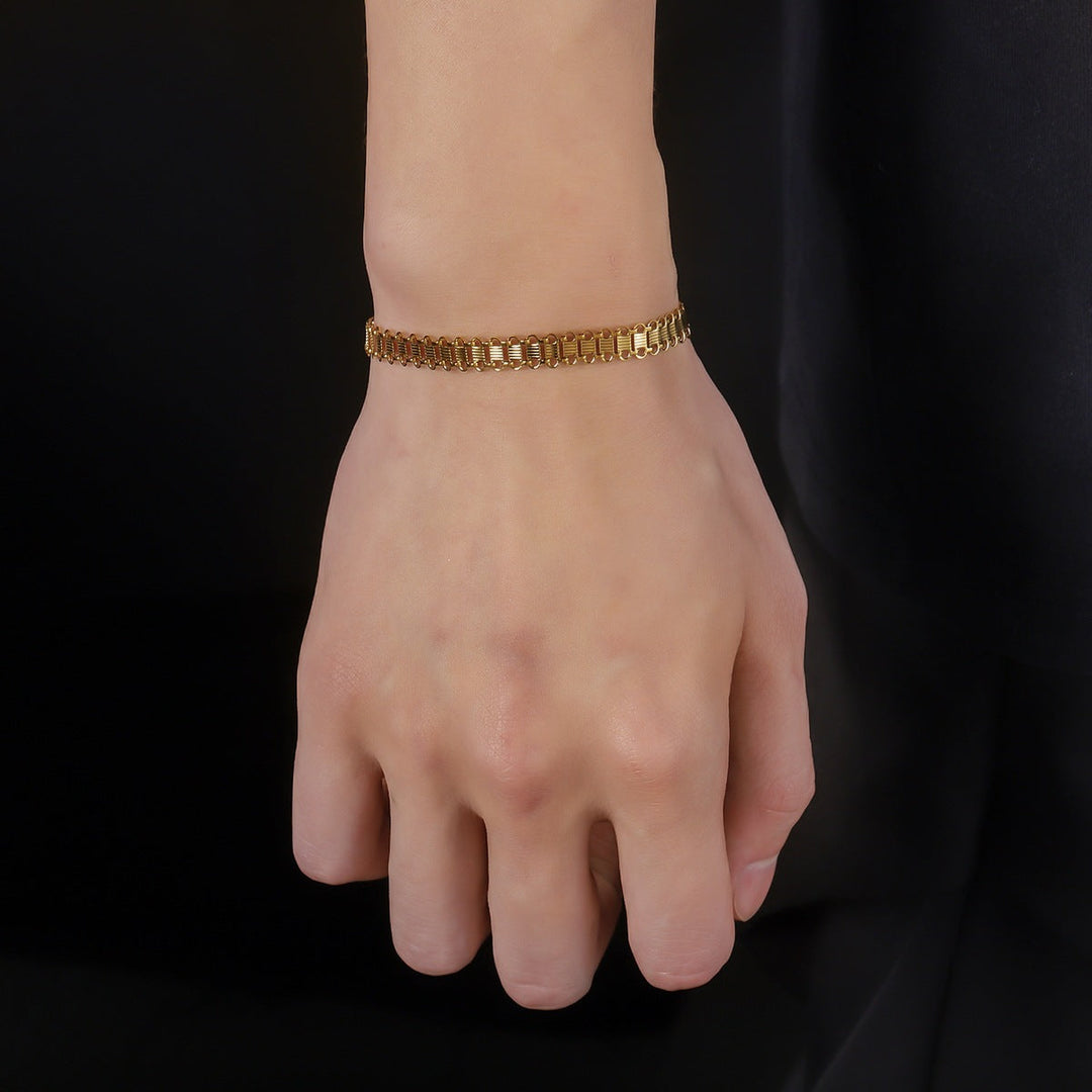 Aurum Ladder Chain Bracelet | Salty