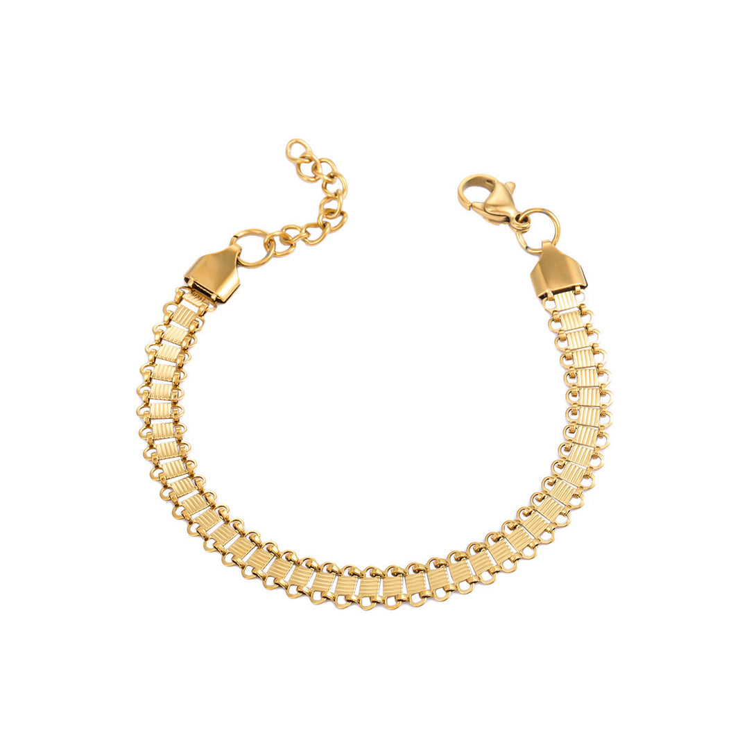 Aurum Ladder Chain Bracelet | Salty