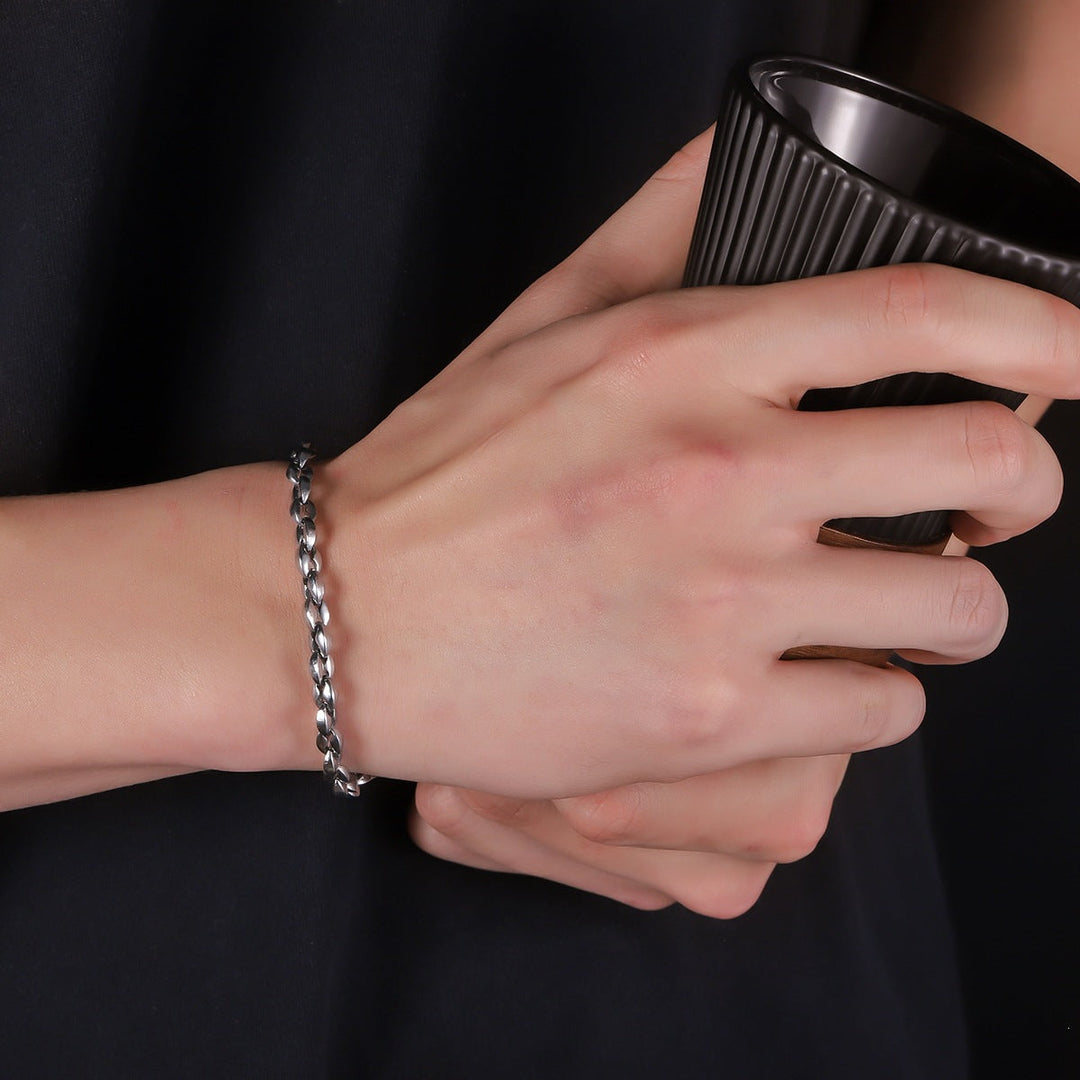 Fluid Oval Chain Bracelet | Salty