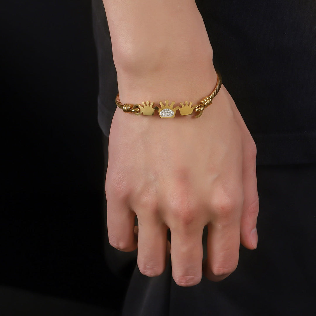 Kingmaker Crown Cuff Bracelet | Salty