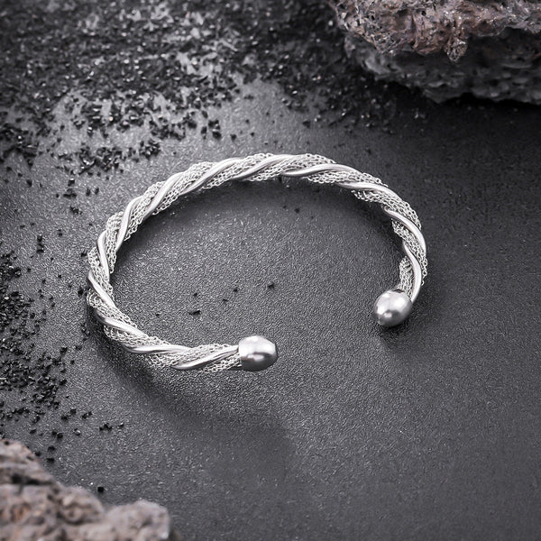 Torsion Rope Cuff Bracelet