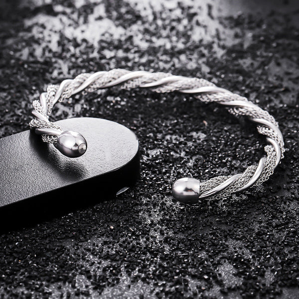 Torsion Rope Cuff Bracelet