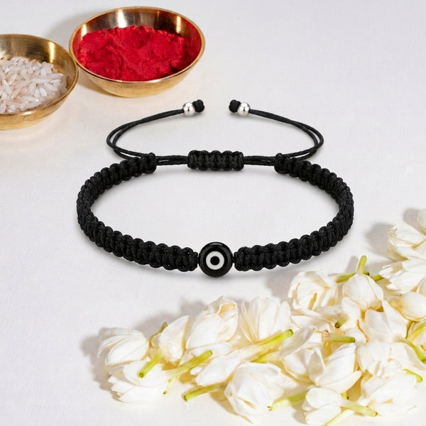 Evil Eye Nazar Protection Black Rakhi for Brother