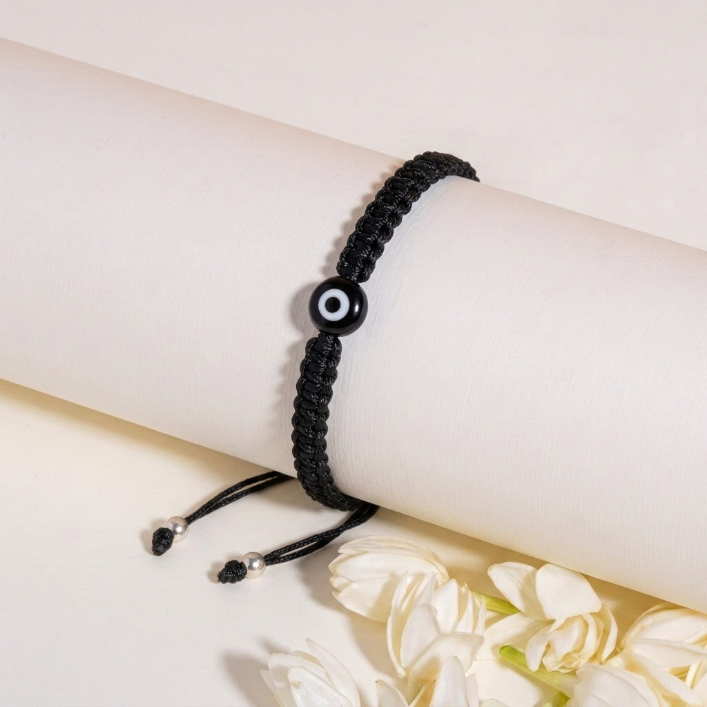 Evil Eye Nazar Protection Black Rakhi for Brother