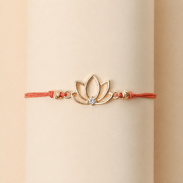 Lotus Divinity Bandhan Rakhi For Bhaiya (Set of 2)