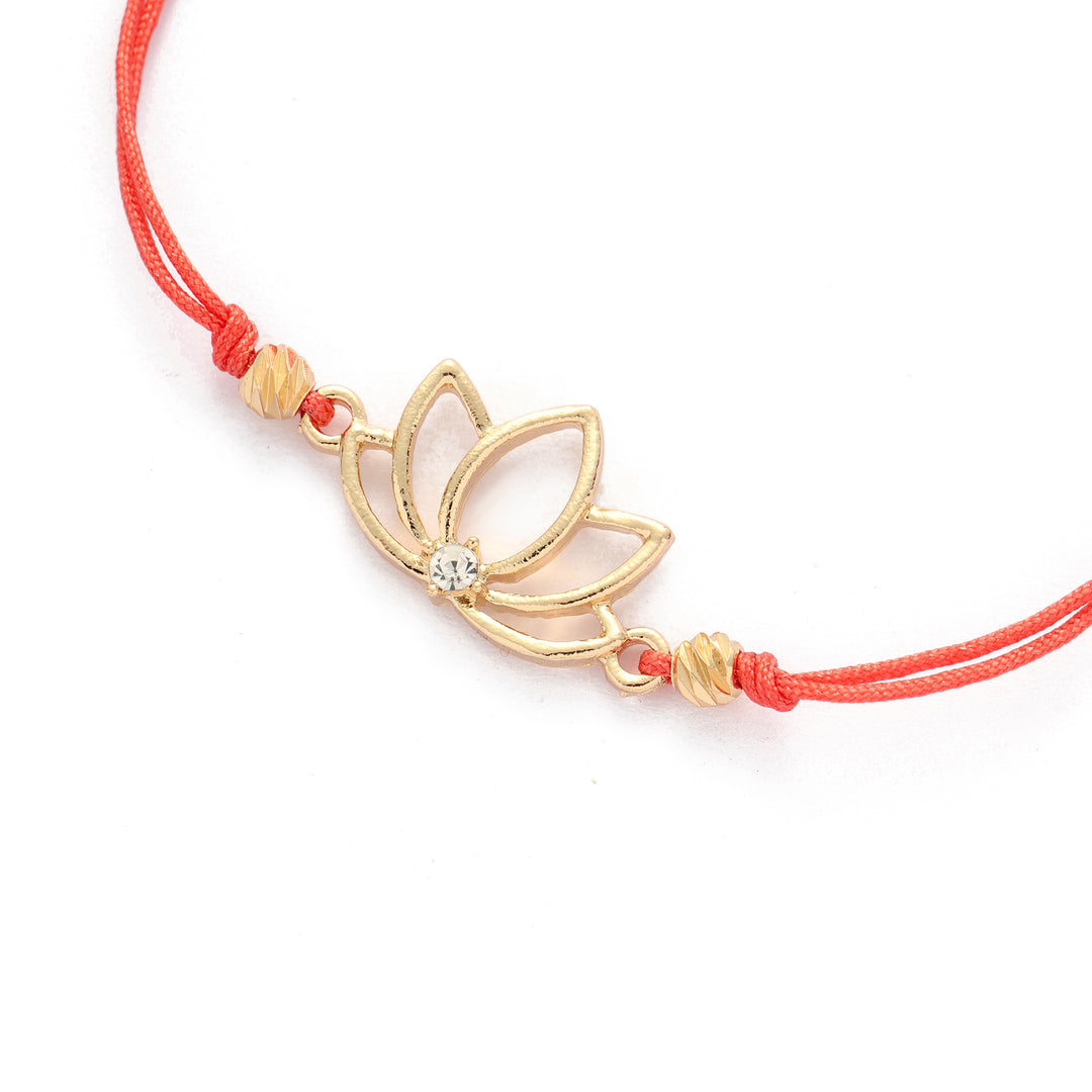 Lotus Divinity Bandhan Rakhi For Bhaiya