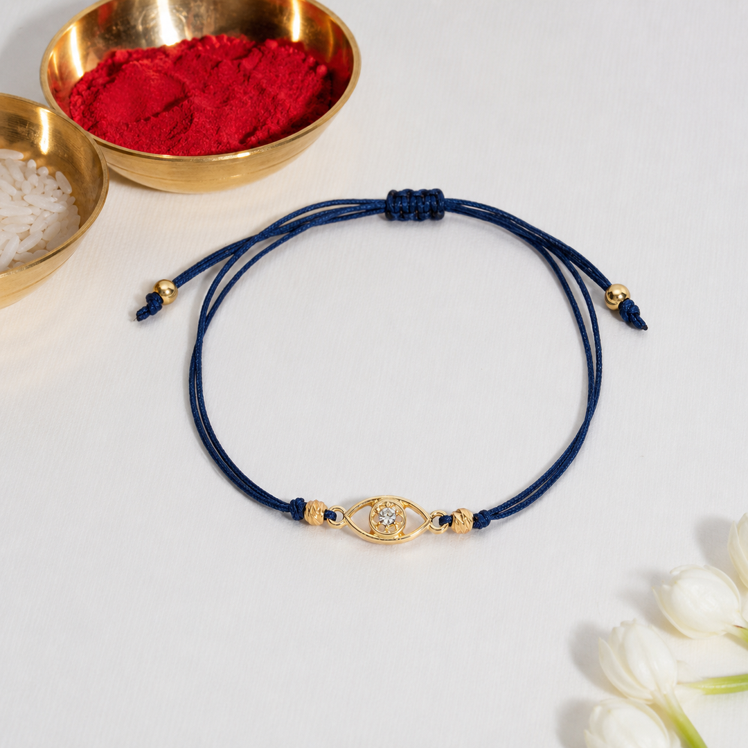 No Nazar Evil Eye Bandhan Rakhi For Bhaiya