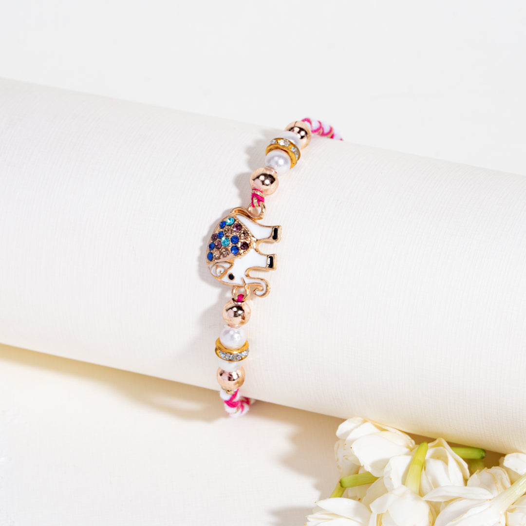 Elephant Regal Bandhan Rakhi For Bhaiya
