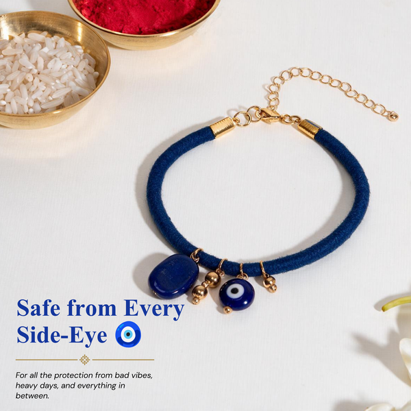 Evil Eye Talisman Shagun Bandhan Rakhi For Bhaiya