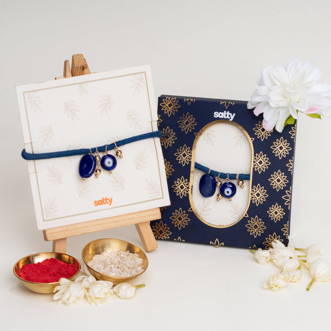 Evil Eye Talisman Shagun Bandhan Rakhi For Bhaiya
