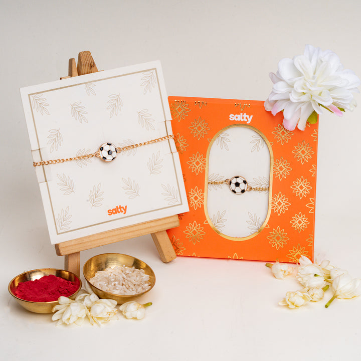 Football Head Bandhan Rakhi For Bhaiya