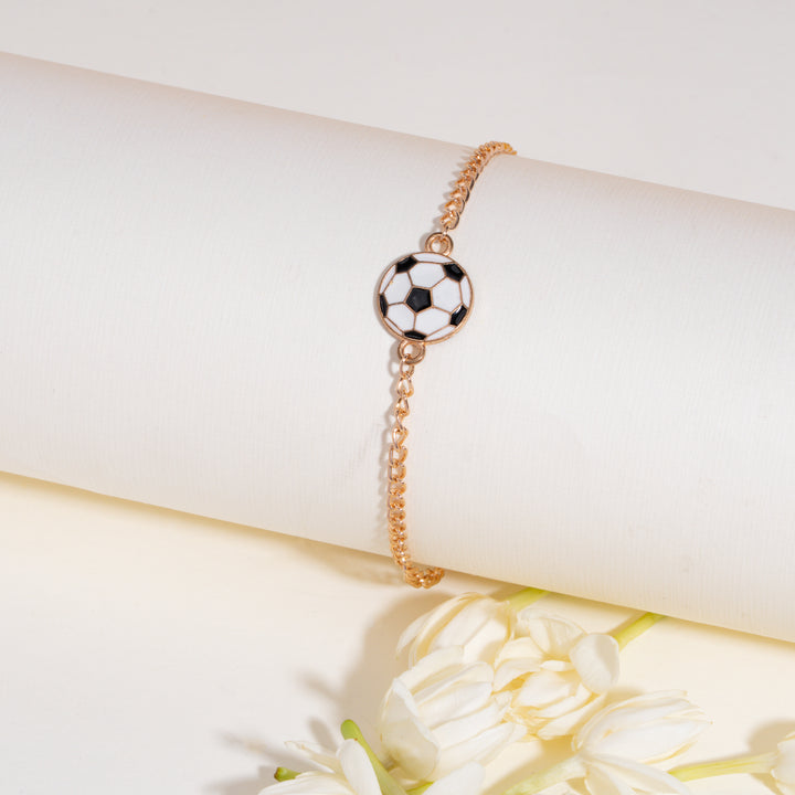Football Head Bandhan Rakhi For Bhaiya