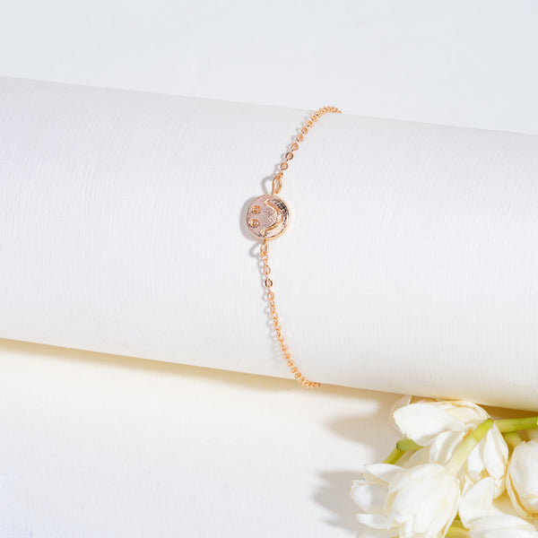 Smiley Icon Link Bracelet