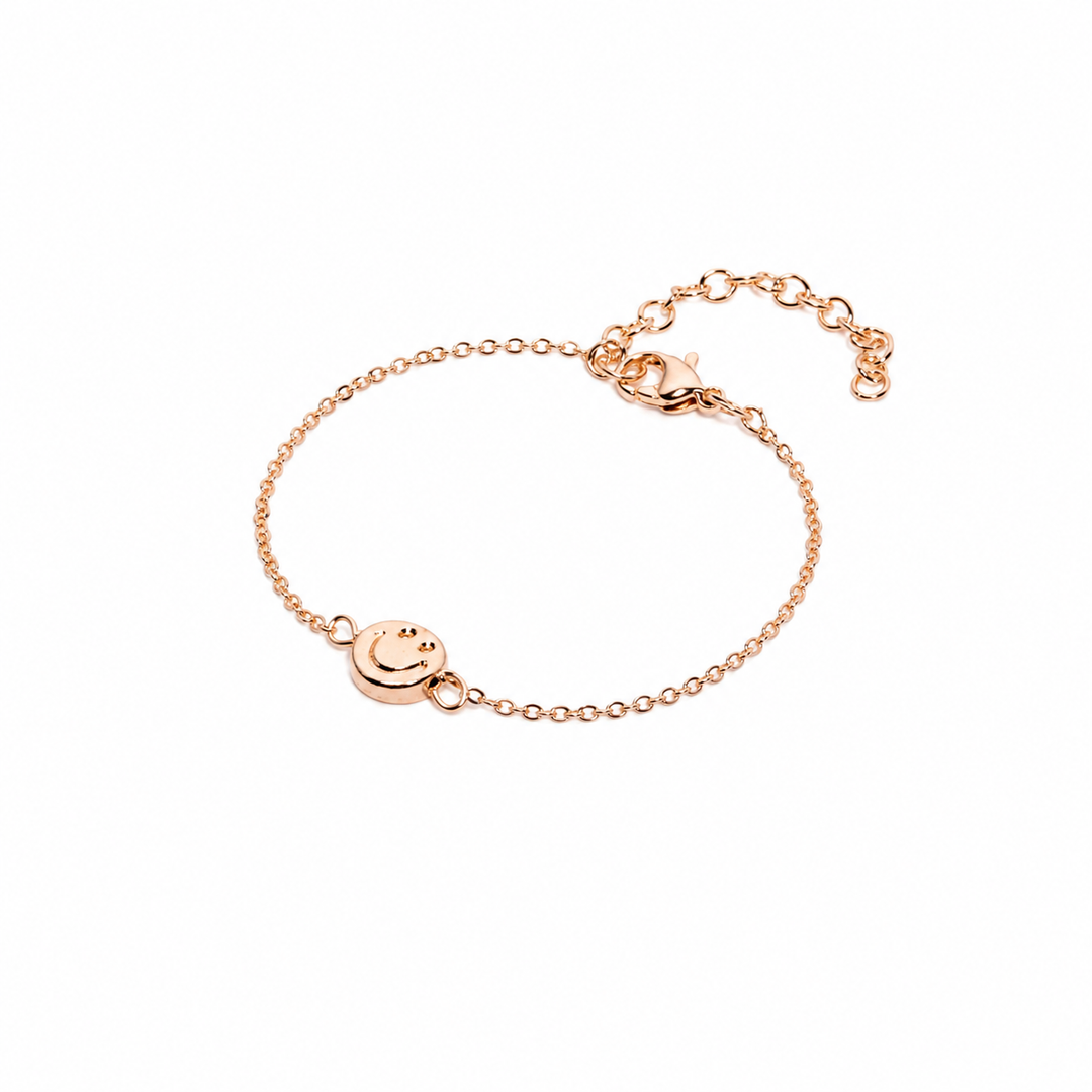 Smiley Icon Link Bracelet