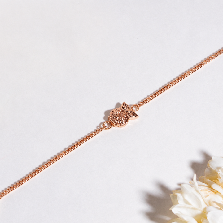 Wise Owl Link Bracelet