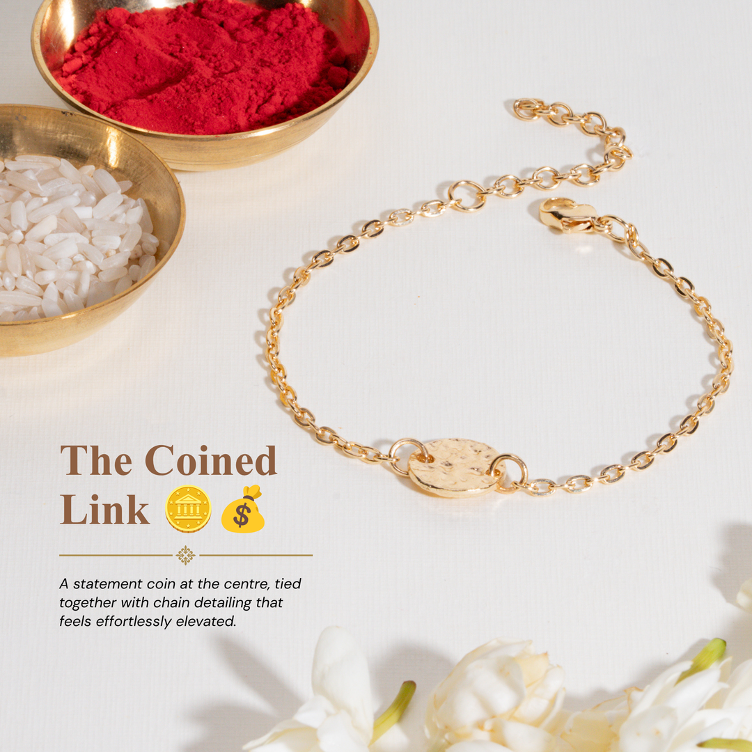 Coin Abundance Bandhan Rakhi For Bhaiya