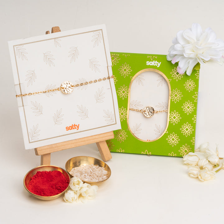 Coin Abundance Bandhan Rakhi For Bhaiya