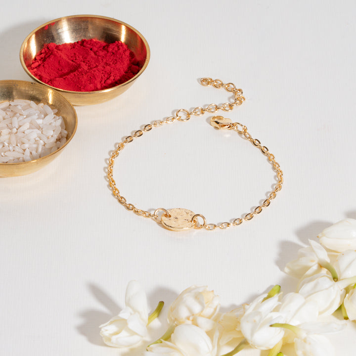 Coin Abundance Bandhan Rakhi For Bhaiya
