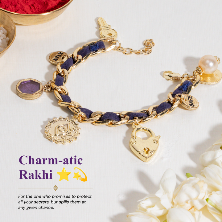 Gulabi Prem Bandhan Rakhi For Bhaiya