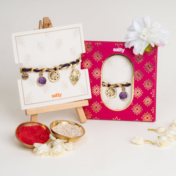 Gulabi Prem Bandhan Rakhi For Bhaiya
