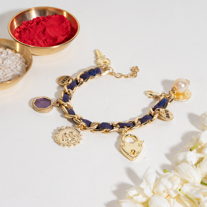 Gulabi Prem Bandhan Rakhi For Bhaiya